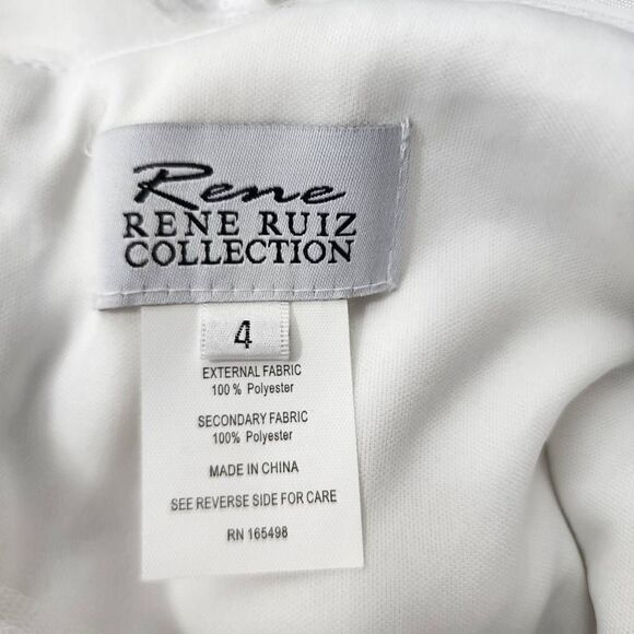 Rene Ruiz One-Shoulder Sequin Cocktail Dress Size 4 - Picture 4 of 4